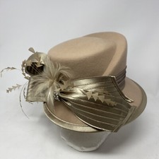 100% Wool Hat, Cloche Style