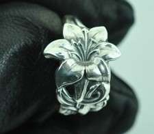 Solid 925 Sterling Silver Lily