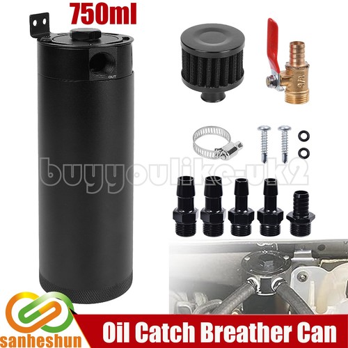 Oil catch can kit - can, breather