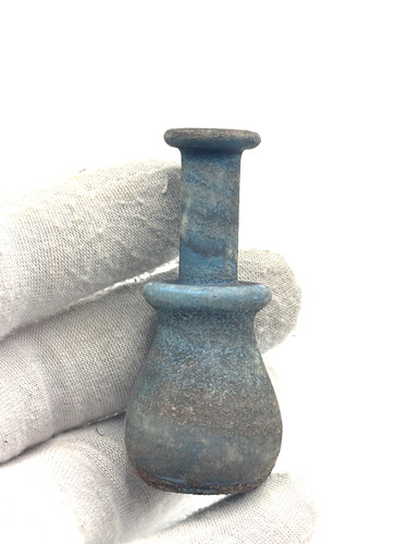 Miniature blue roman glass - roman,
