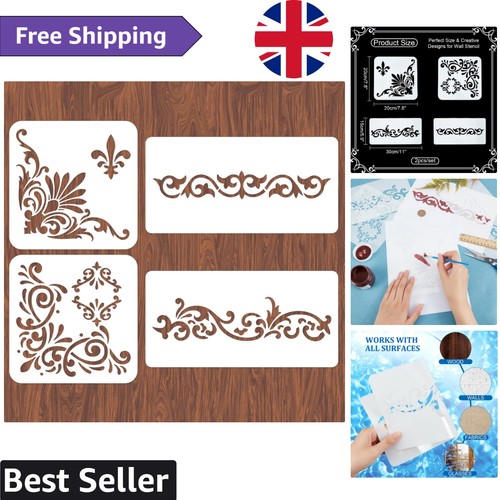 4pcs reusable flower - flower, corner