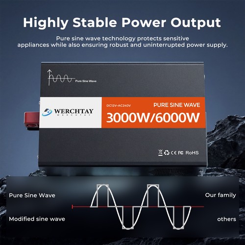3000w 6000w pure - 3000w, sine