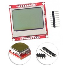 Compact 84x48 Pixel LCD Screen for Easy Integration with Microcontrollers