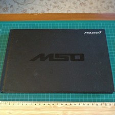 Rare leather effect Hardcover brochure McLaren MSO 720S F1 P1 LM LT X1 675LT