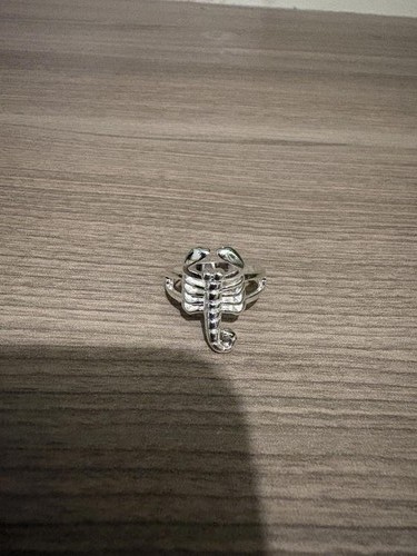 Silver scorpion ring - scorpion,