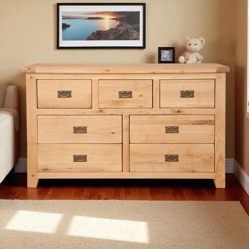Oak chest drawers assembled - drawers,