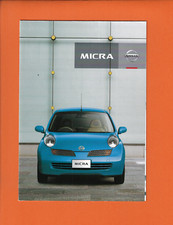 NISSAN MICRA BROCHURE FOLDS OUT TO A3 SIZE
