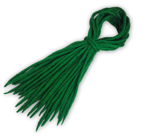 Forest green dreadlocks - dreadlocks, 16