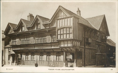 Real photo tudor house