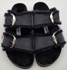Birkenstock Big Buckle Leather and Shearling Arizona - UK 4.5, EUR 37 NARROW
