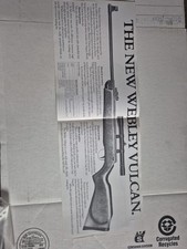 Webley vulcan advert pamphlet - vulcan,