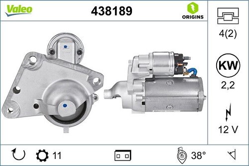 Valeo 438189 starter - valeo,