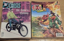 Lot of 17 2000ad Crisis Comics