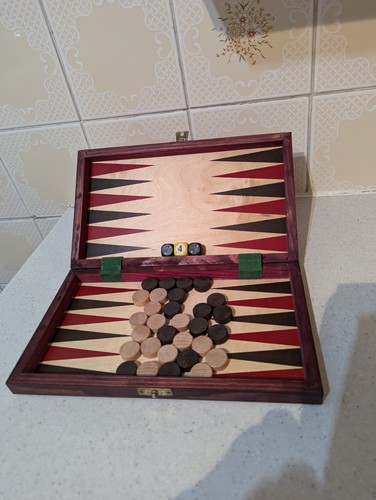 Backgammon box vintage - box,
