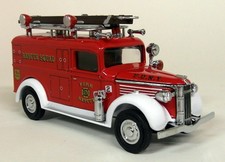 Matchbox Yesteryear YFE10 1937 GMC Rescue Squad Van Diecast model Fire Truck