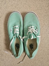 Mint Green Vans Shoes UK Size