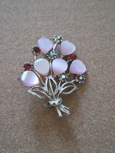 Vintage pink acrylic and