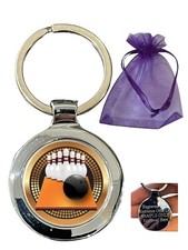 Ten Pin Bowling Lane (C) Personalised Beta Keyring in Gift Bag