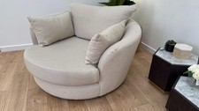 DFS Lindford Large Swivel Chair in Natural