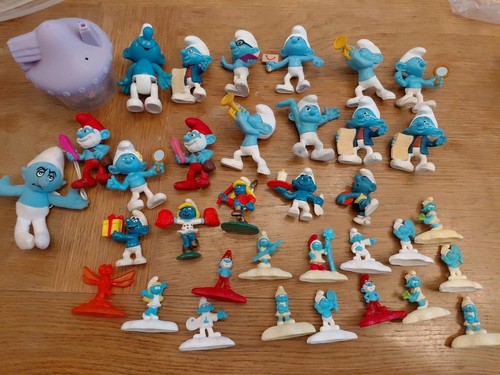 Mcdonald peyo smurfs happy - peyo,