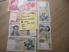 BELGIUM: Collection of  Belgian Franc Banknotes. Joblot,  #82-7912