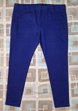TU Indigo Blue Elasticated Skinny Stretch Jeggings - Size 20 (28" Leg)