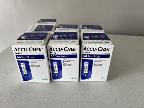Accu chek aviva test strips - strips, x8