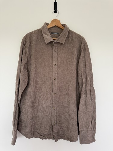 Mens brown corduroy shirt - mens, xl