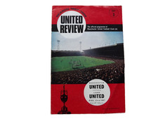 Vintage Football Programme Man