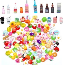 120 pcs Doll House Mixed Resin