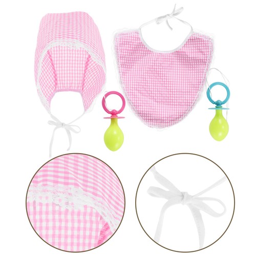 Reusable adult bib hat and - reusable,