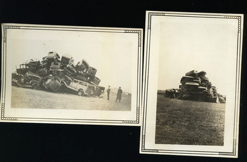 Unusual car auto graveyard - car,