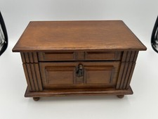 Vintage Wood Footed Chest