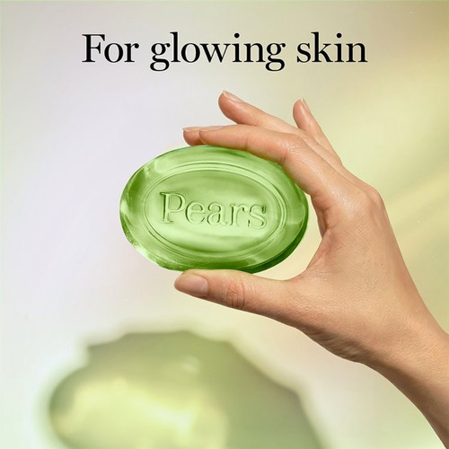Pears green oval bar - pears, soap