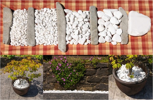 Decorative marble pebbles - marble,