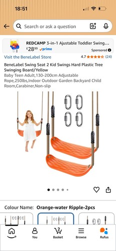 Benelabel swing seat - 2, kid