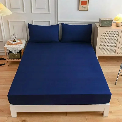 1pc solid color fitted - color,