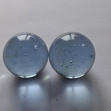 2 x Large Vintage glass