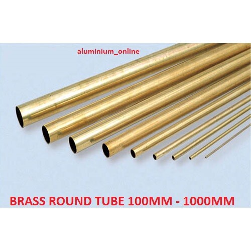Brass round tube - round, 3/32