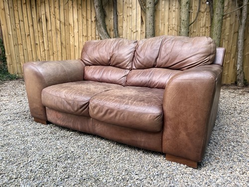 Modern tan brown leather - brown,