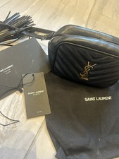 Ysl Cross Body Bag Black Leather