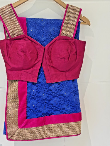 Beautiful royal blue lace