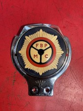 VINTAGE CAR BADGE.( Fed. of