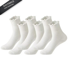 Iridipity 6 Pairs Ruffle Socks