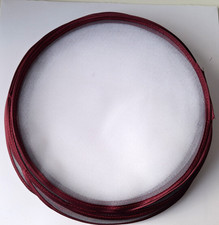 25 White Tulle Circles with a
