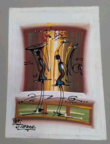 African style acrylic - african,
