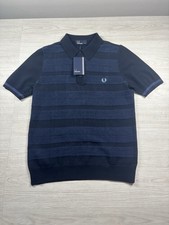 Fred Perry Knitted Polo Shirt