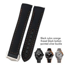 Rubber Watchband Fit For Omega