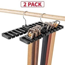 2PCS Tie Rack Hanger Belt