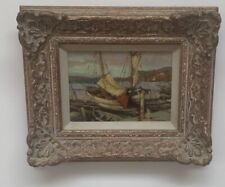 Boats In The Harbour By Ken